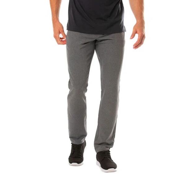 Travis Mathew Men's 32 Grey Heather Open To Close Golf Pants Performance K34-20
